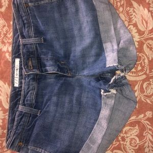 Joe’s cuffed jean shorts!